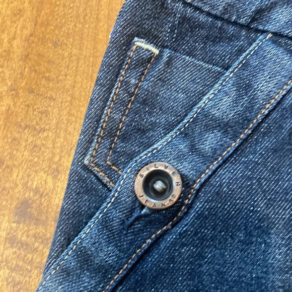 Vintage silver ilaria jean skirt - Picture 2 of 5